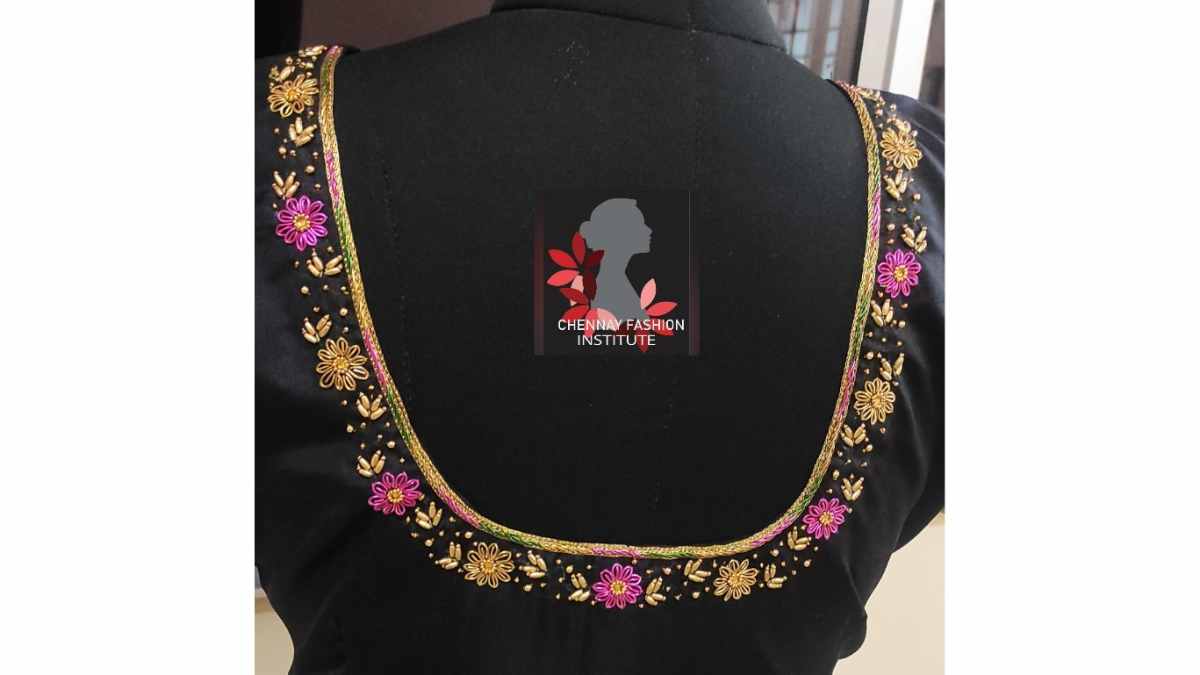 Contact leading fashion institutes to learn Hand embroidery Zardosi