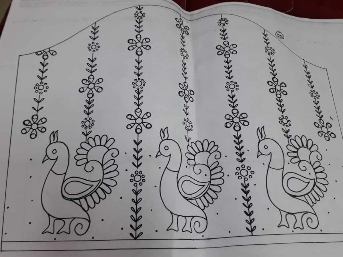 Contact Best fashion Institute: Aari embroidery training Centre in Chennai for Mastering Embroidery Tracing and Transferring Techniques Page | Aari Work 🥻