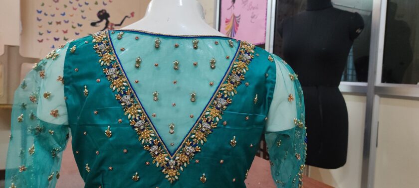 Aari Embroidery in Bridal blouse design: Expert Stitching and Designs