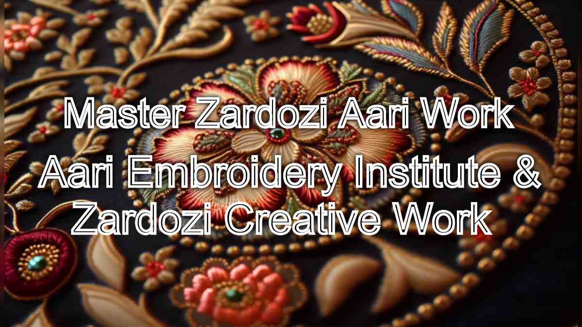 Master Zardozi Aari Work: Enroll in Our Creative Workshops Today