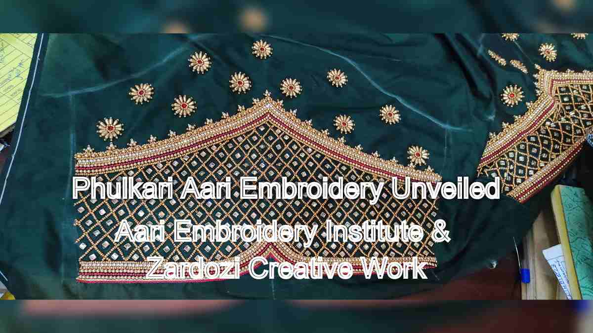 Phulkari Aari Embroidery Unveiled: Learn with Us