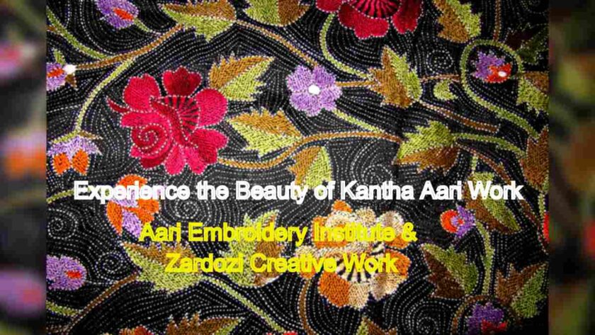 Experience the Beauty of Kantha Aari Work: Join Our Institute