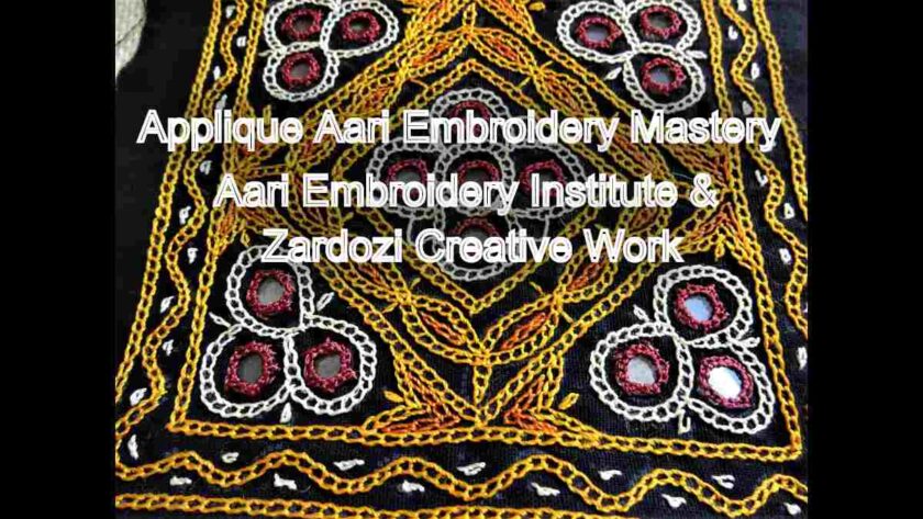 Applique Aari Embroidery Mastery: Enroll in Our Institute