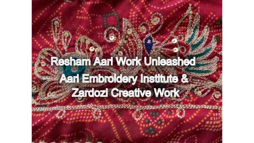 Resham Aari Work Unleashed: Master the Craft with Us: Enroll Now: Contact 9884861088 3